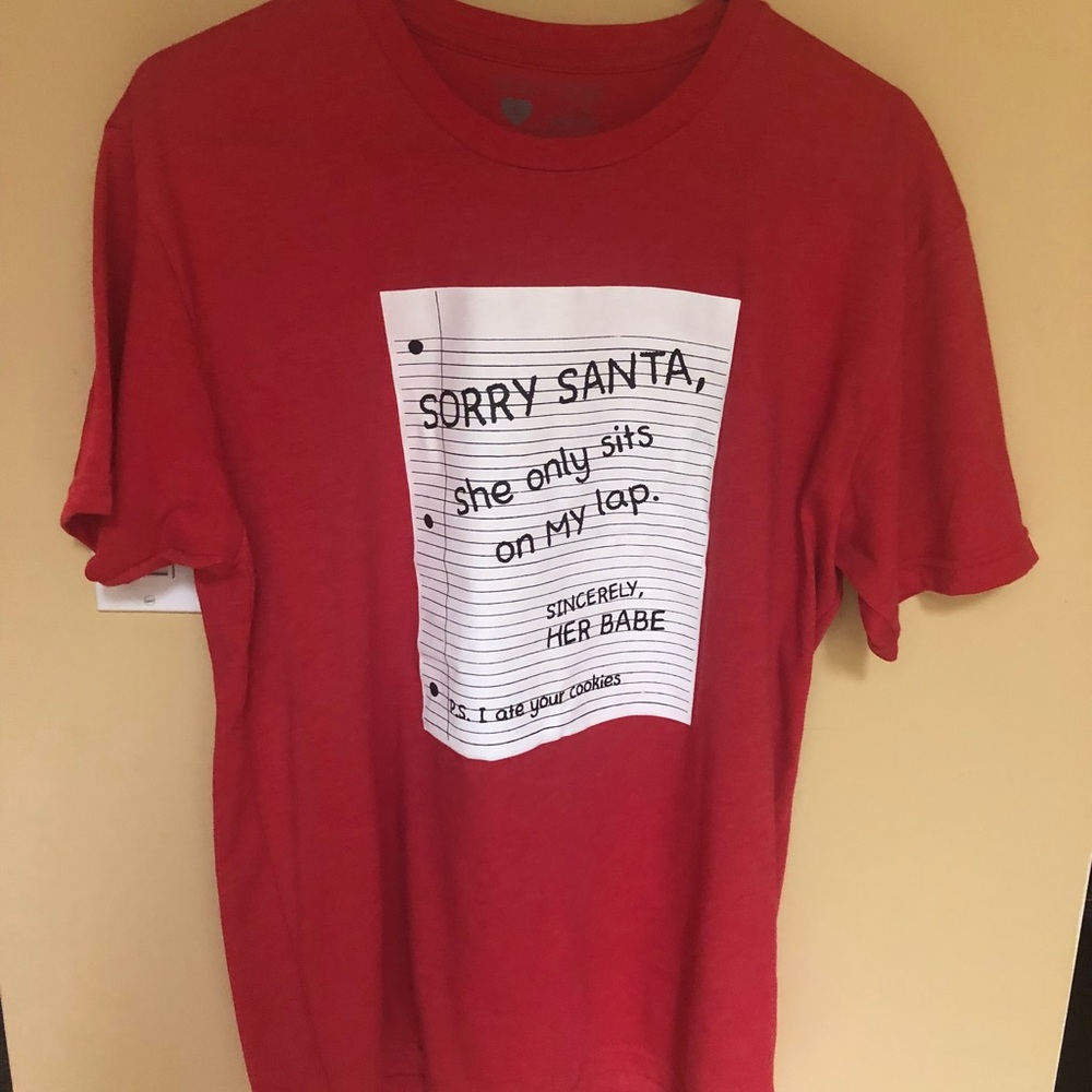 Sorry Santa Shirt - hubs and hers